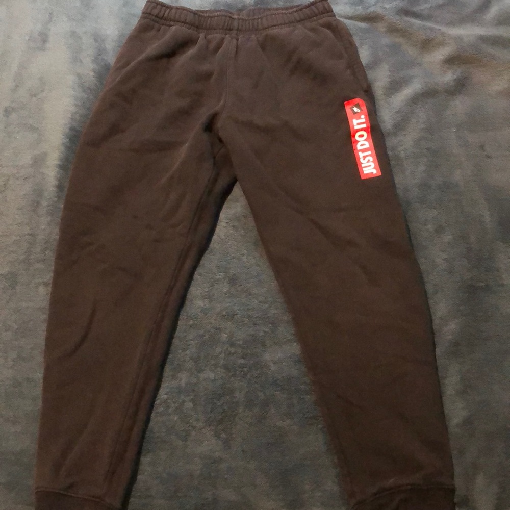 Black nike joggers